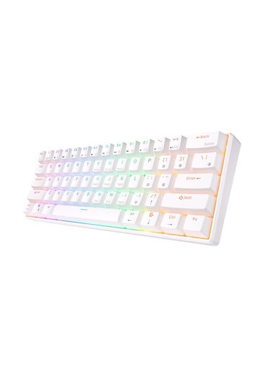 Royal Kludge RK61 RK61SM-WHIT-H 60% Kablosuz Us Gaming Klavye