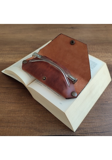 Sumerian Leather Craft Deri Gözlük Kılıfı