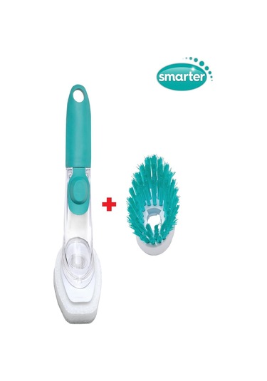 Smarter Deterjan Hazneli Bulaşık Süngeri + Fırça Yedek