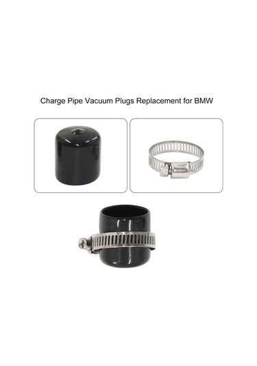 Teltree Bmw Şarj Borusu Vakum Tıkaç Seti, Siyah Çelik Malzeme, 26g Ağırlık, 10x10x2cm Boyut