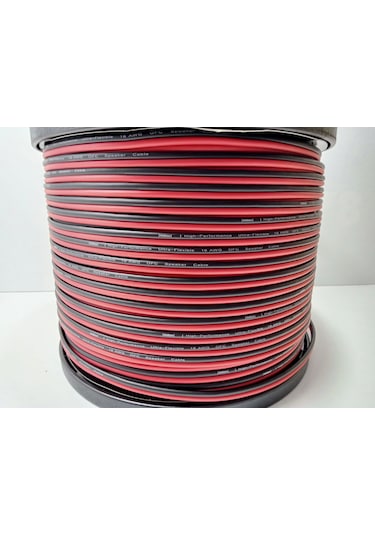 Mobass Bakır Amfi Hoparlör Kablosu 16ga %100 Bakır Ofc 16ga Anfi Bass Kablosu 5 Metre