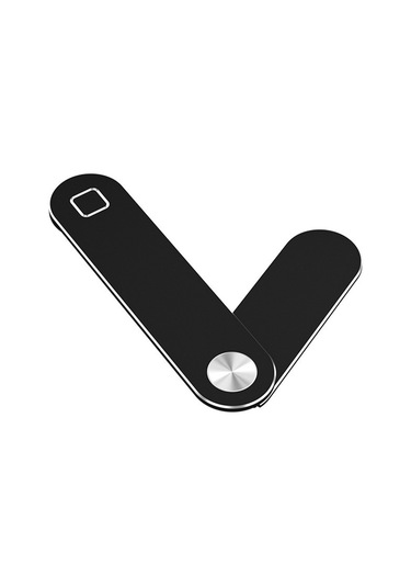 Cbtx Dizüstü Bilgisayar Yan Montajlı Manyetik Telefon Tutucu Çift Ekranlı Dizüstü Bilgisayar Telefon Tutucu - Siyah