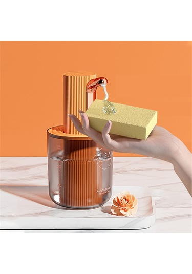 Xiaaokeji Lüks Otomatik Köpük Sabunluk - 150-200ml Kapasite A Beyaz