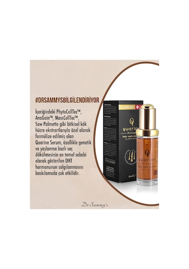 Dr. Sammy's Quarine Onarıcı Premium Saç Serumu 30 ML