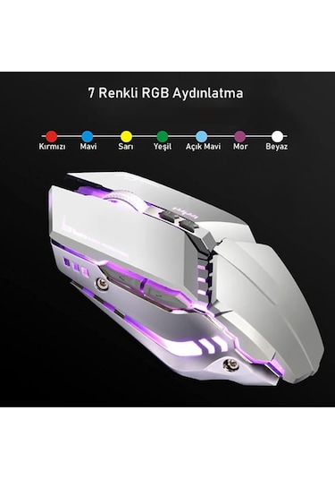 Soopii G20 Kablolu Mekhanik Oyuncu Lazer Mouse