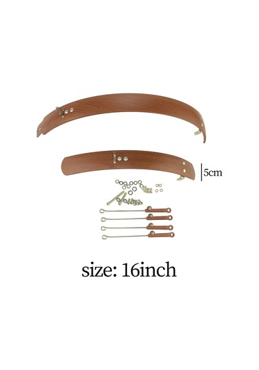 Suntek Katlanır Bisiklet Çamurluk Ön Ve Arka Çamurluklar 20-inç-kahverengi Kahverengi