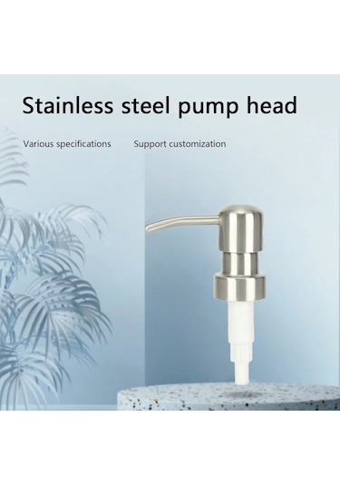 A-metal Kuş Kafası Banyo Sıvı Sabunluk Tuvalet El Yedek Losyon Şampuan Pompası Banyo Için Plastik Kavanoz Ile