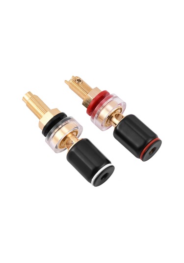 Lemestar Hoparlör İçin Bakır Terminol, Kaynaklama Olmadan Uyumlu, 4mm Muz Şarjı Ve Tel Bağlantısı, Vida İle Sabitlenir