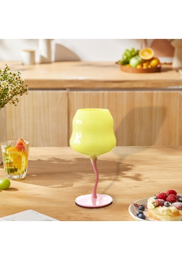 Suntek Magideal Şarap Kadehi Benzersiz İçme Bardağı Martini Sarı