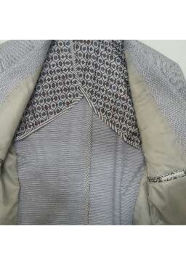 Sposo 5127 Dar Kalıp Yarım Astarlı Gri Erkek Blazer Ceket Gri