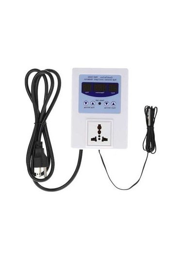 Maoyaya Akıllı Sıcaklık Kontrol Cihazı, Led Ekranlı Termostat, Sensörlü Gt Tmc-1000, İki Modlu Kullanım