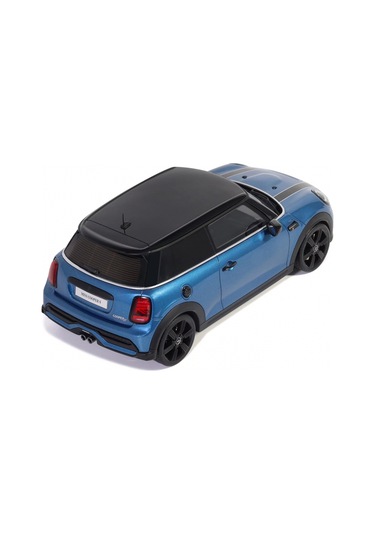 Otto Models Ot982 1/18 Mini Cooper S Island Blue + White Stripes 2021