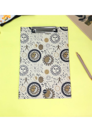 Ay Ve Güneş Tarot Tasarımlı Sekreterlik