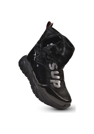 Kaptan Junior Kürklü Kız Çocuk Botu Fgmk 47600 Siyah