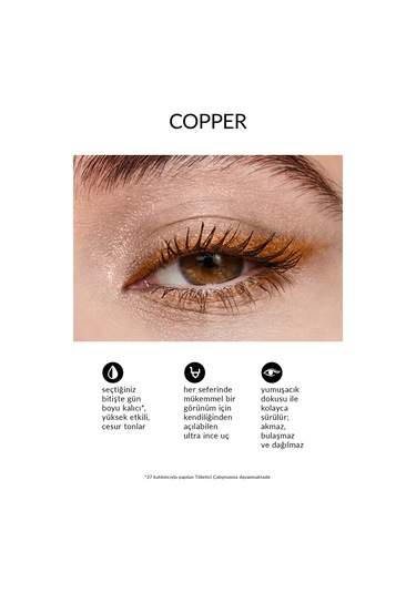 Avon Glimmerstick Asansörlü Metalik Göz Kalemi Copper