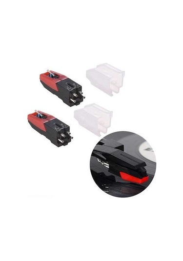 Novahub Universal Plak Çalar Kartuşu Ve İğne Seti 2'li Paket Kolay Montaj Yüksek Ses Kalitesi