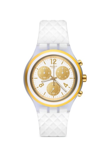 Swatch Elegolden Kol Saati Svck1008 Beyaz