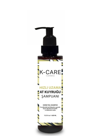 K K-care Cosmetics Hızlı Uzamaya Yardımcı At Kuyruğu Şampuan 400 ML