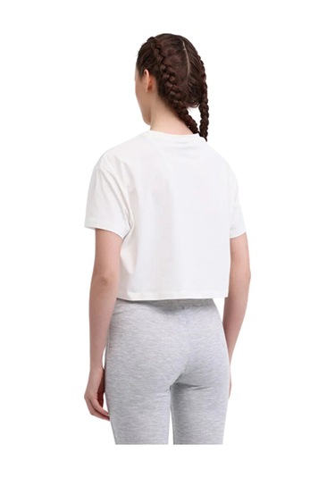 Lumberjack Wl Rena 11outss25105 5fx Ekru Kadın Kısa Kol Tişört 101941219 Ekru