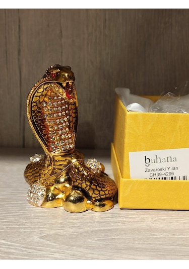 Swarovski Taşlı Yılan Mücevherlik / Dekoratif Biblo