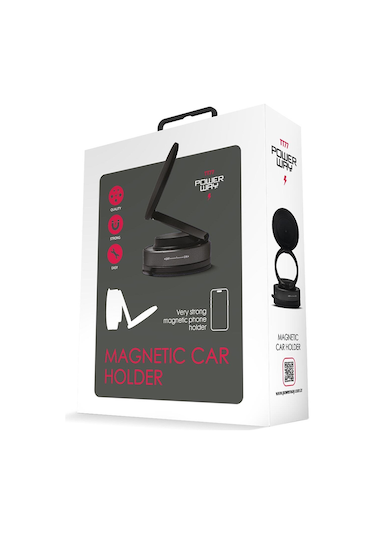 Powerway Tt77 Manyetik Araç İçi Telefon Tutucu Katlanabilir 360 Siyah