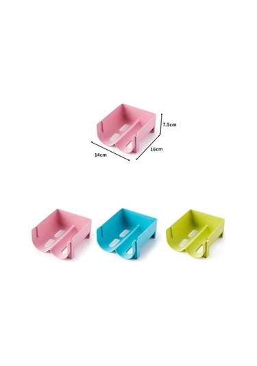 Dancemonkey 5 Adet Pembe Buzdolabı Saklama Kutusu, İçecek Depolama Rafları Çok Renkli