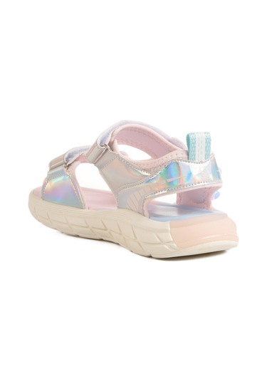 Gümüş Cırtlı Anatomik Hafif Kız Çocuk Sandalet 1946 F Gümüş