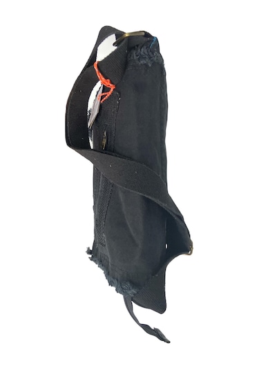 Vintage Salaş Orta Boy Unisex Günlük Çapraz Postacı Tablet Çantası M 32 Cm X 27 Cm Siyah