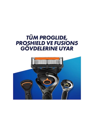 Gillette Fusion Proglide Tıraş Bıçağı Yedek 8'li