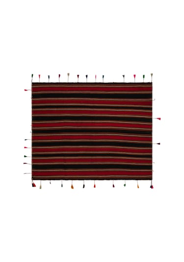 El Dokuma Şaheser Eskitme Vintage Halı 182 X 220 Cm 10170