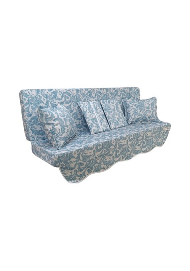 Mirzade Sofa Soft Kumaş Tentesiz 28 Dns Sünger Salıncak Minderi-sofa Salıncak Pd6393 Mavi