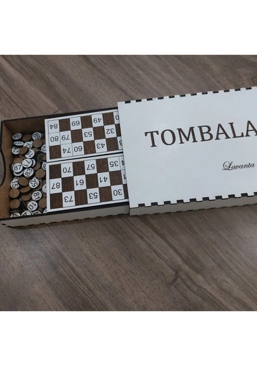 Lavanta Tasarım Tombala 24 Kartlı