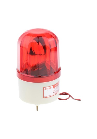 Suntek 12 V Led Dönen Strobe Uyarı Işığı Yuvarlak Sinyal Beacon Flaş Lambası Kırmızı