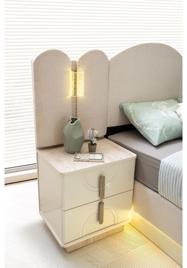 Milano Bazalı Karyola Ve Başucu 160 x 200 CM