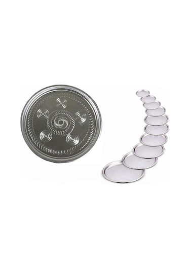 Krom Çelik Sini Tepsi 11 NO 58 CM Yemek Sinisi