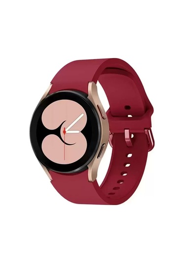Newface Samsung Galaxy Uyumlu Watch 4 Klasik Kordon - Mürdüm