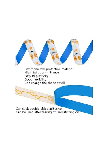 Tongxida 3 M Su Geçirmez Led Dikim Dolum Işık, Usb El Tarama, Karartma, Tam Spektrum Bitki Lambası Mor - Pembe