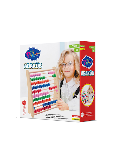 Playwood Eğitici Büyük Ahşap Abaküs