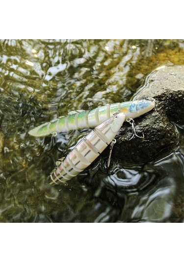 Hengjıa Çok Segmentli Balık Yemi Sahte Balık Yemi Luya Loach Yemi 7 14cm 21.4g