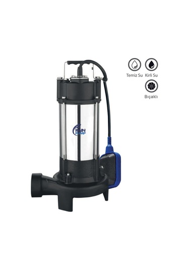 Rainpump Wvsd-1100wb Döküm Gövde Bıçaklı Drenaj Dalgıç Pompa 1.8hp