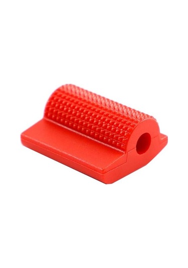 Kırmızı Motosiklet Pedalı Vites Değiştirme Parçaları Vites Kolu Kılıfı Kauçuk Ayakkabı Koruması