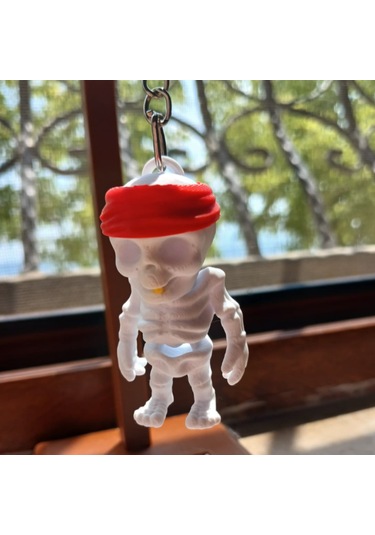 3dfuryam İskelet Anahtarlık