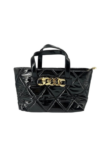 Sentt Orta Boy Rugan Zincirli Çanta