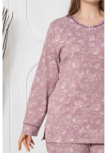 Alimer Kadın Gülkurusu Bisiklet Yaka Büyük Beden Pijama Tkm 2786b Gülkurusu Alimer Kadın Gülkurusu Bisiklet Yaka Büyük Beden Pijama Tkm 2786b Gülkurusu