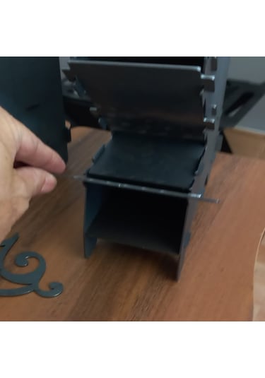 Mini Roket Soba Portatif Sırt Çantasında Taşınabilir