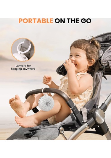 Dreamegg Beyaz Gürültü Makinesi - 21 Rahatlatıcı Ses - Beyaz