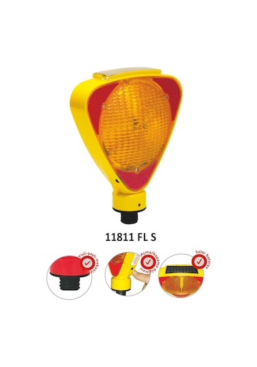 11811 Fl S Evelux Solar Flaşörlü Ledli Lamba