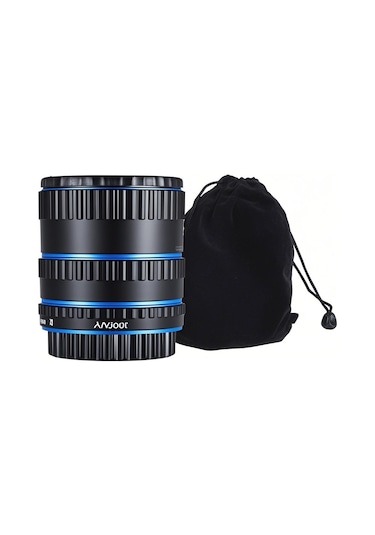 Youtek Andoer Mavi Makro Uzatma Tüpü Seti: Otomatik Odaklama Ve Ttl Desteği, Canon Ef/ef-s Lensleri İçin Alüminyum Konstruksiyon