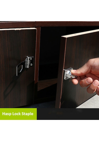 Mufunye Kapı Kilidi Mandalı Anahtarlı Dolap Kilitleri Kilit Krom Kaplamalı Garaj Kapısı Kilit Zımba Güvenlik Kilidi