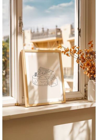 Ahşap & Baharat Dengesi Ahşap Çerçeveli Poster Tablo 194